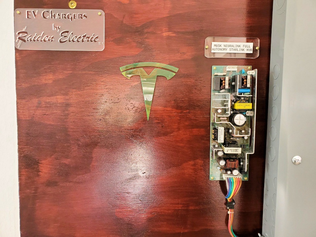 Sub-Panel install for 2 Tesla Charger Wall plugs.